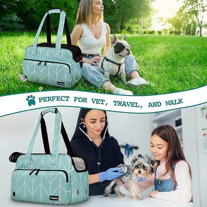 PetAmi Small Dog Purse Carrier, Soft-Sided Pet Carrier Bag - Image 6