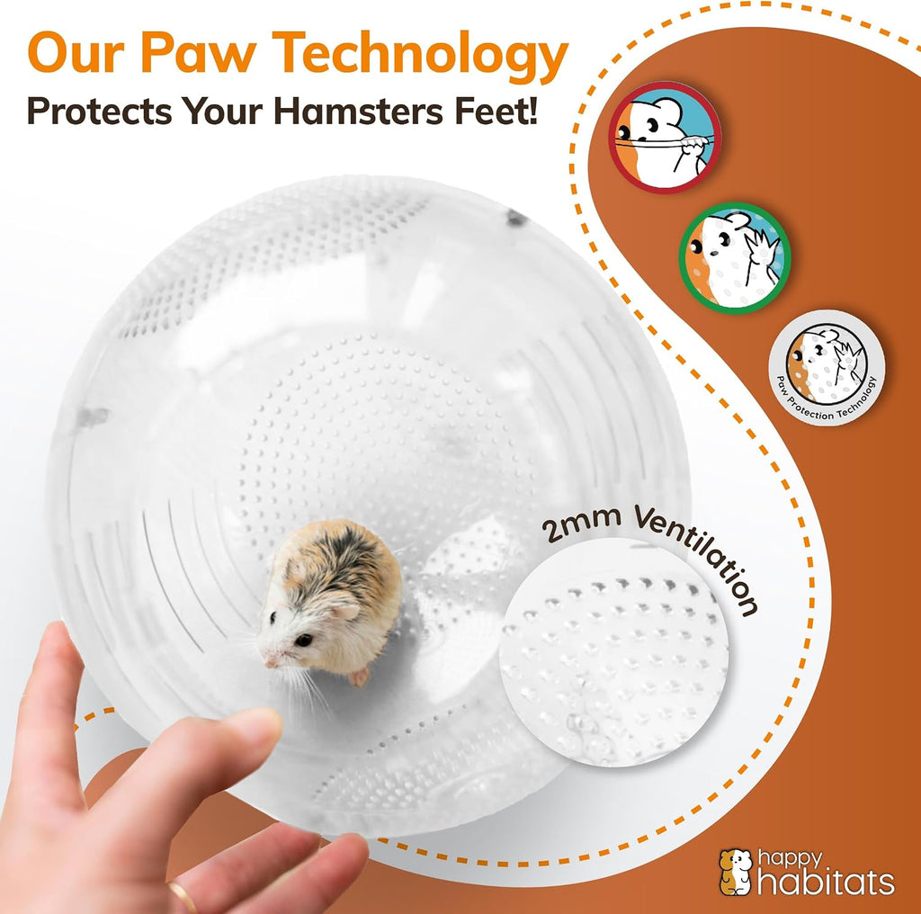 Clear Hamster Exercise Ball 7” – Pet Hamster Accessories