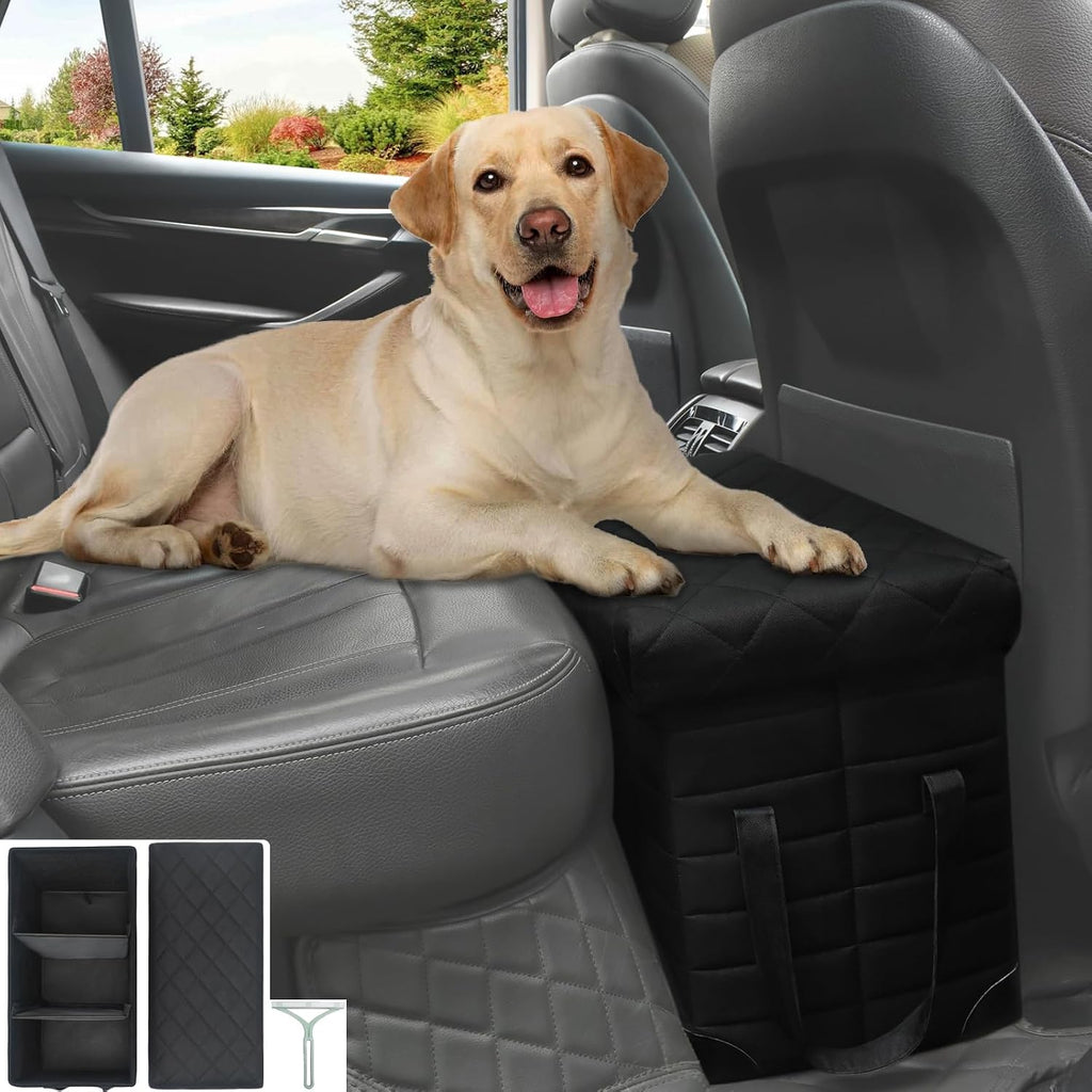 Car Back Seat Extender for Large Dogs up to 200lbs