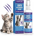Cat Deterrent Spray, Plant-Based Cat Repellent Spray to Protect Furniture, Anti-Scratch & Chewing Control for Sofas, Carpets & Plants, Indoor & Outdoor Cat Training Aid (1 Pcs)