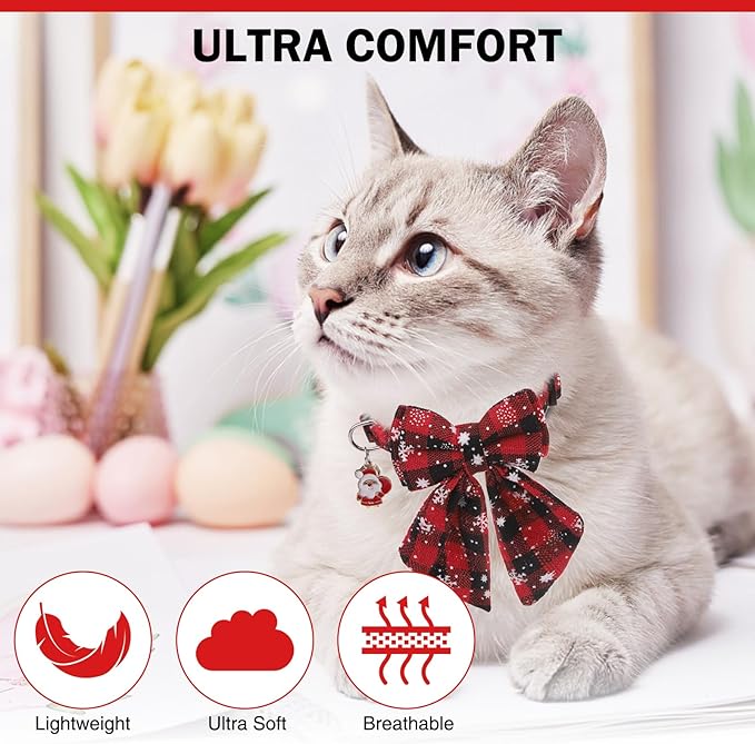 Christmas Cat Collar with Bells & Cute Pendant - Image 5