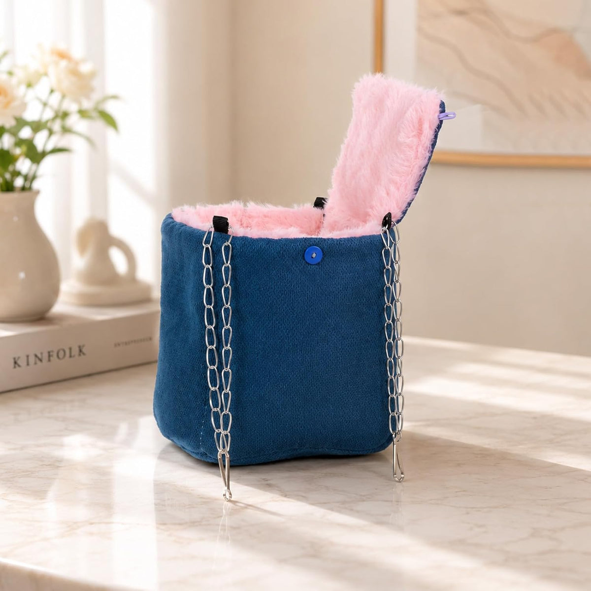 Sugar Glider Pouch, Rat Hanging Bed, Warm Pouch for Cage Sleeping Nest Bed