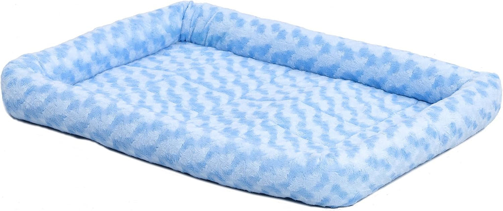 MidWest Homes for Pets QuietTime Fashion XS Dog Bed - Pink Faux Fur Bolster, Ultra-Soft and Machine Washable, Fits 22-Inch Crates and Carriers, for Small Dogs and Cats