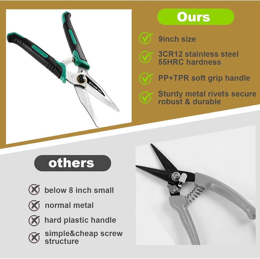 Goat Hoof Trimmers Multiuse Shears for Horses Sheep Alpacas Pigs Gardening