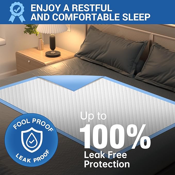 Bed Pads Disposable 40"X60" Chucks Pads Oversized Underpads - Image 6