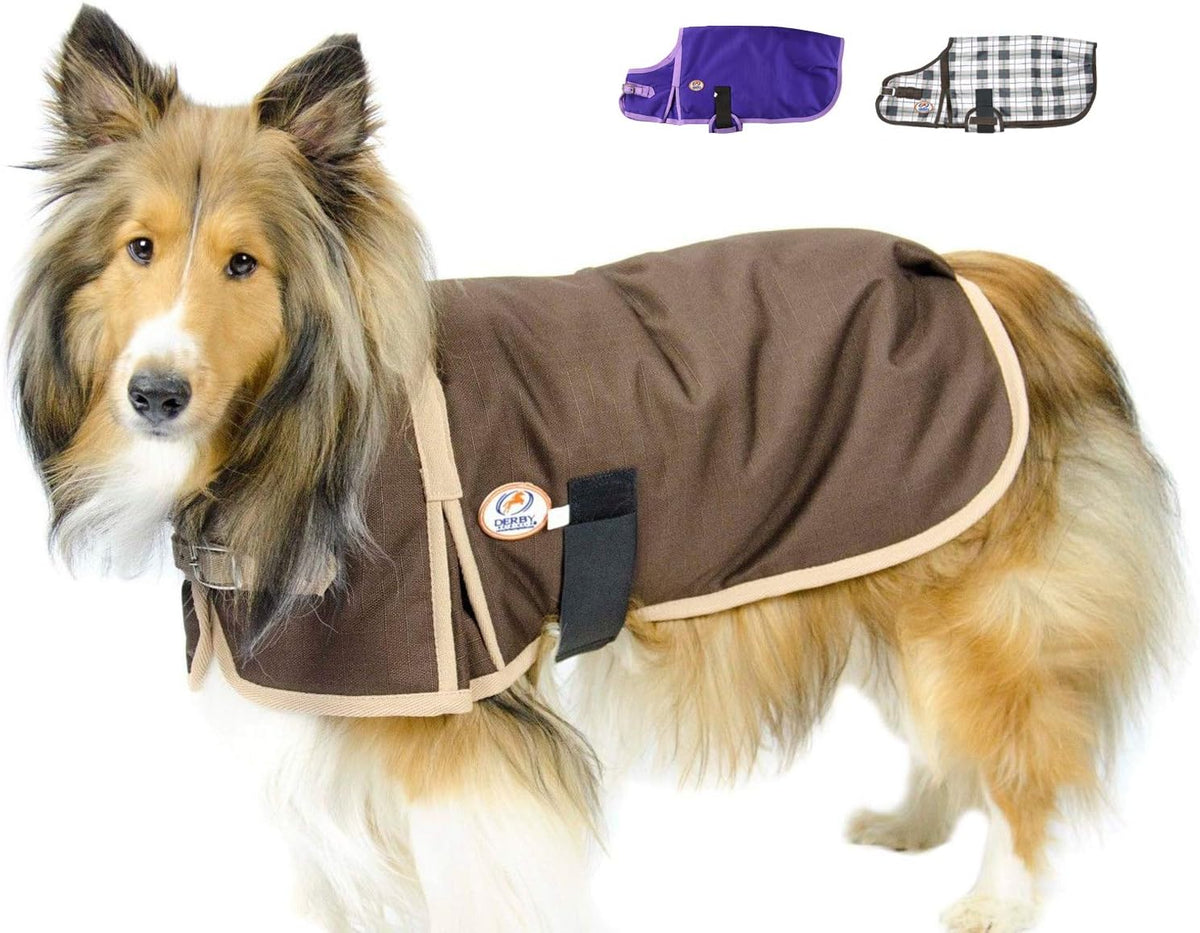 Derby Originals Ruff Pup 1200D Ripstop Waterproof Winter Dog Coat 150g Medium Weight