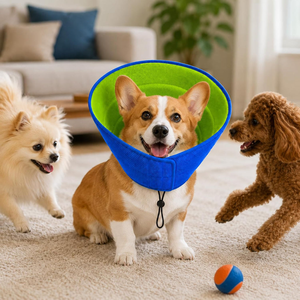 Soft Dog Cone Recovery Collars & Cones After Surgery for Large Dogs