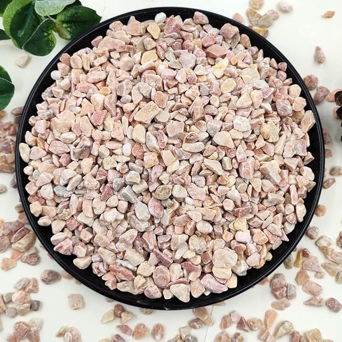 5LB Succulent and Cactus Gravel Pebbles, 1/5 Inch Natural Decorative Polished by YISZM-ForYourNaturalLife