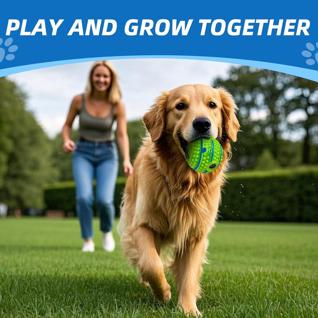 Spiky Interactive Dog Toys Ball, M, 3.46 in (8.8 cm)
