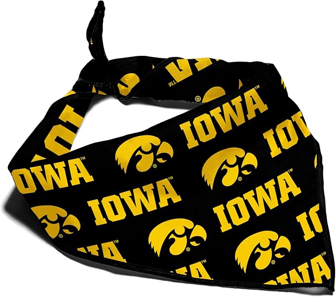 Iowa Hawkeyes Officially Licensed Bandana by ShopInstaPets