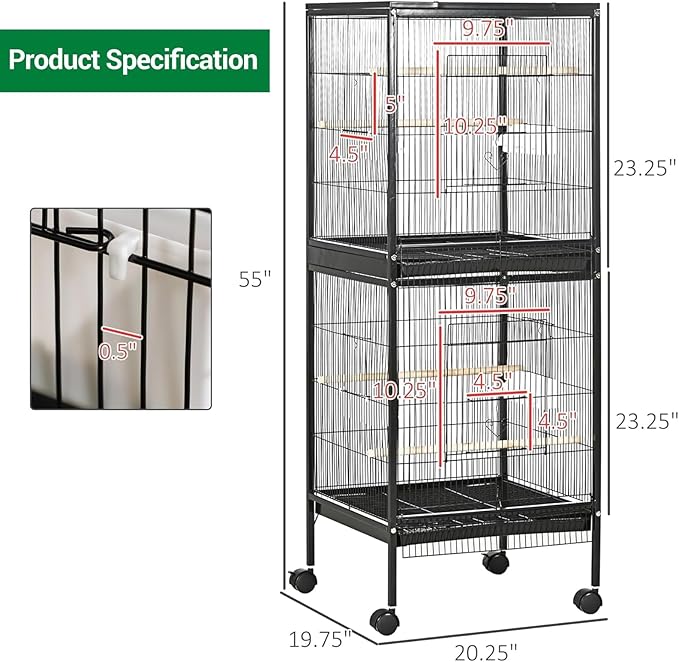 GarveeHome Small Bird Cage - Image 5