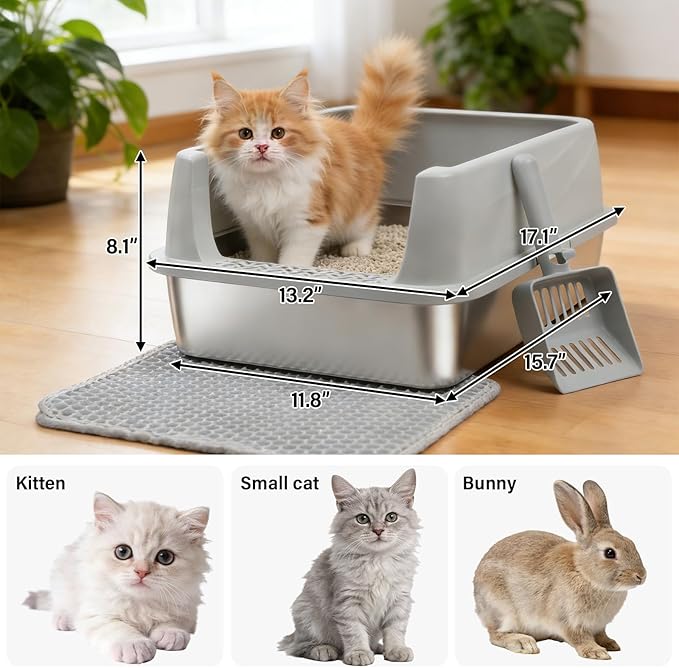 Stainless Steel Litter Box - Image 2