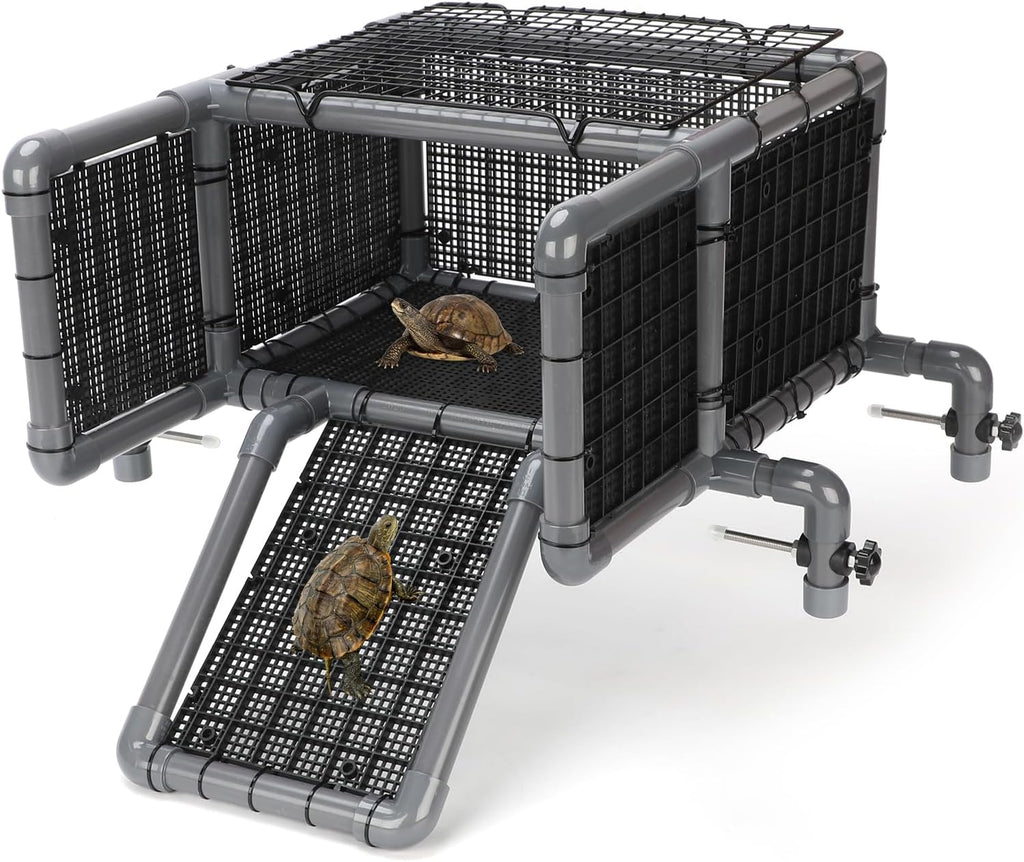 SKARUS Extra Large Turtle Basking Platform for 40-90 Gallon Aquarium Tanks