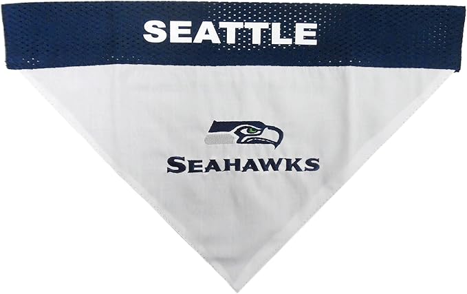 Pets First NFL Seattle Seahawks Reversible Bandana Size XX-Large - Image 3