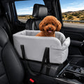 Center Console Dog Car Seat for Pets Up to 9 lb, Grey