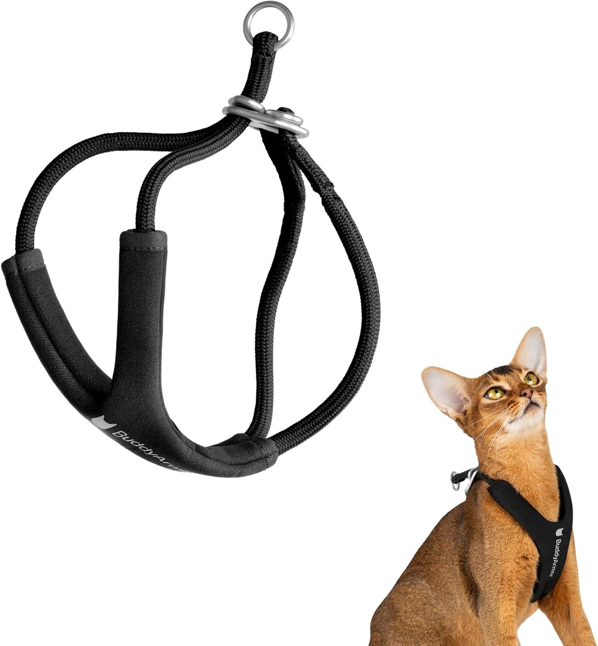 Escape Proof Y Shape Cat Harness Anti-Choke (Olive, S)