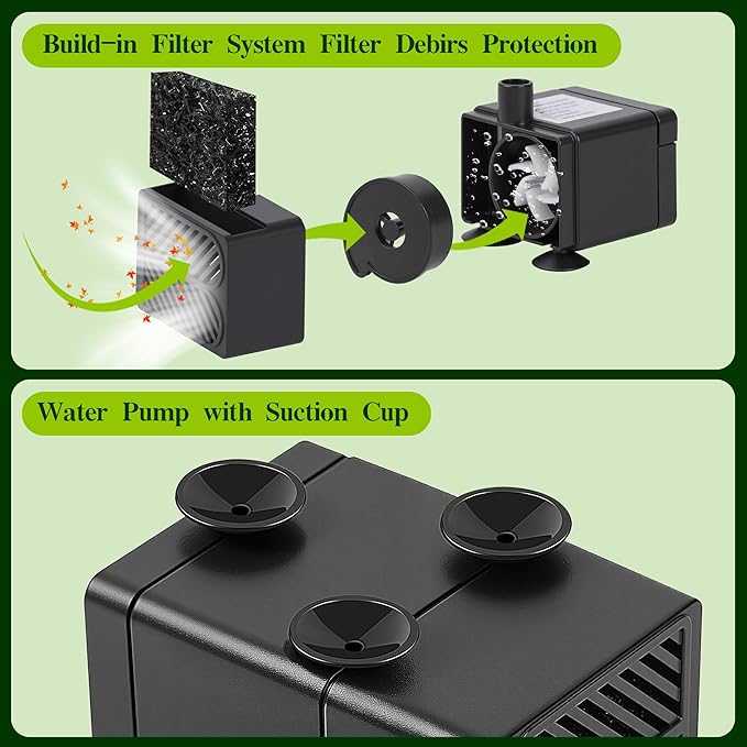 Solar Water Fountain for Bird Bath Solar Water Pump - Image 5