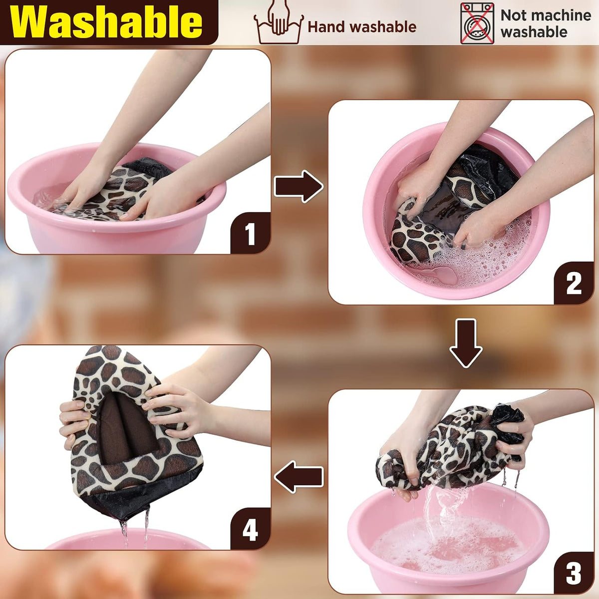 Mygeromon Guinea Pig Bed Rabbit Hideout Cuddle Cup (Leopard Print Style)