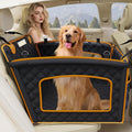 Dog Car Seat for Large Dog with Sturdy Fiberglass Support & Hard Bottom