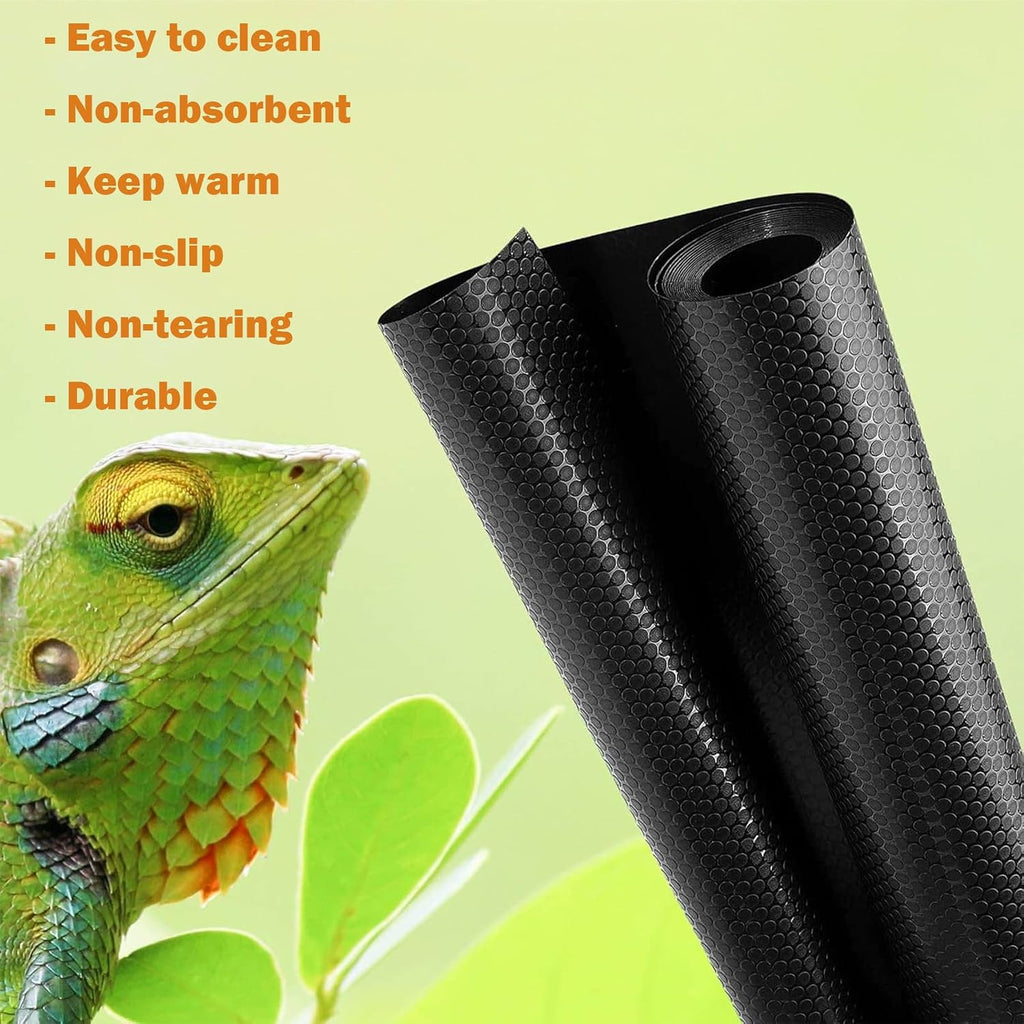 Bearded Dragon Tank Accessories Non-Adhesive Reptile Carpet