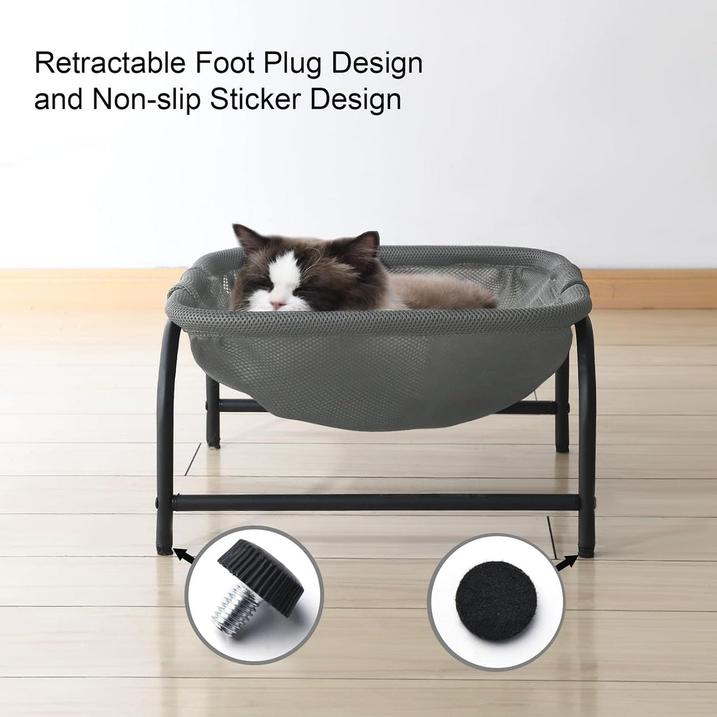 JUNSPOW Cat Bed [Designed for Big Cats] Cat Hammock Dog Bed
