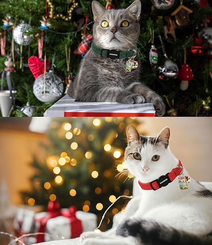 Cat Collar, 2 Pack Holiday Cat Collars Breakaway - Image 5