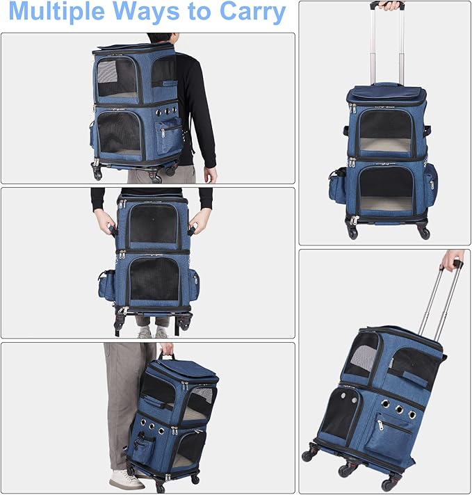 Double-Compartment Pet Carrier Backpack - Image 4