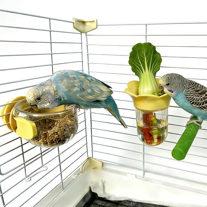 6 PCS Bird Cage Feeder for Vegetable Millet Holder Cage Accessories - Image 6