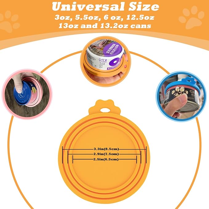 Cat Treat Spoon & 3 Pcs Can Lids | Cat Strip Feeder Squeeze - Image 6