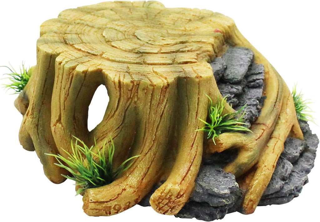 Turtle Basking Platform,Tortoise Resin Resting Reptile Habitat Ornament Aquarium Turtle Tank Decorations Reptile Hide Floating Ledge Resting Terrace for Turtles,Bearded Dragons,Lizard,Newts (Shape 2)