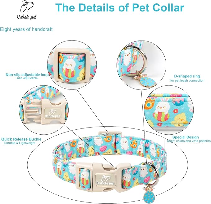 Easter Dog Collar for Giant Large Dogs - Image 3