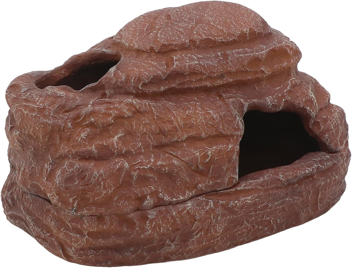 AQUA KT Reptile Hide and Cave Hideout for Snake Crested Gecko Ball Python