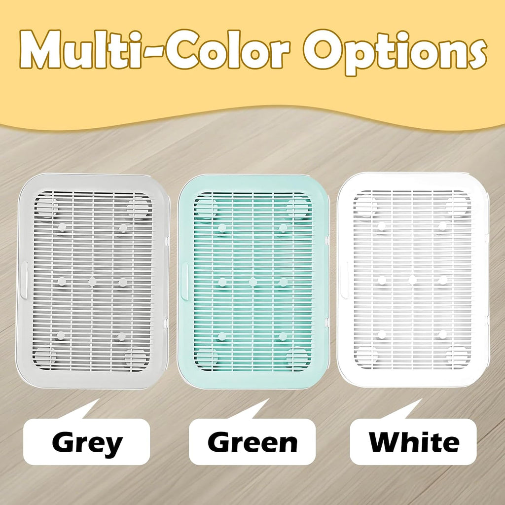 Cat Litter Mat Litter Box Mat with a Flip-top Lid,Extra Large Double-Layer Trapping Mats for Kitty,XL Cat Trapping Pad with Non-Slip Base,Durable,Waterproof,Washable,Easy to Clean (Grey)