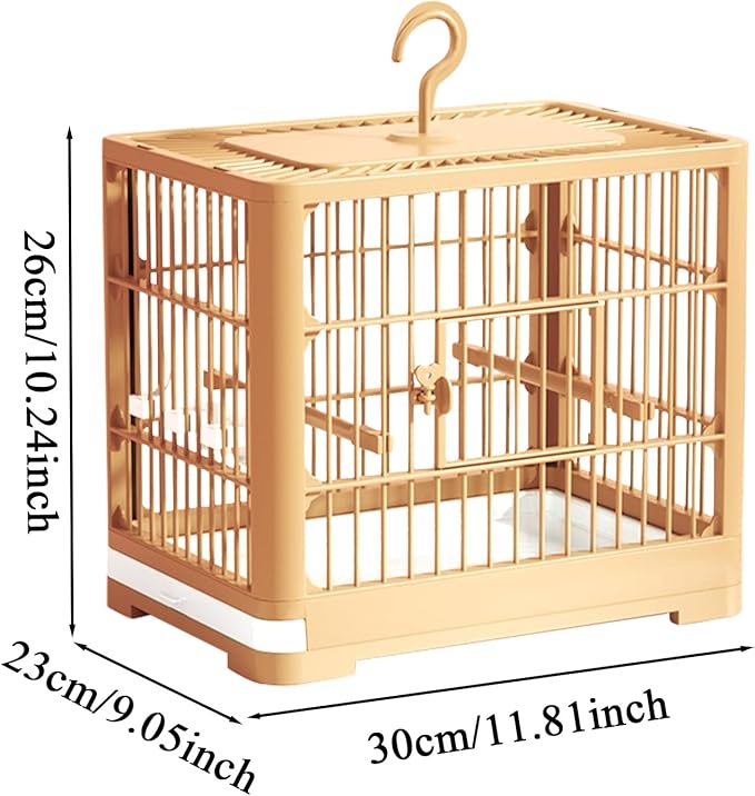 2025 New Carry Cage for Parakeet Portable 30x23x26cm Bird Travel Carrier Cage - Image 5
