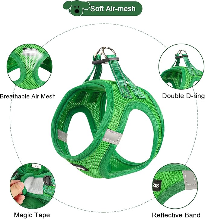 YIMEIS Dog Harness and Leash Set, No Pull Soft Mesh Pet Harness, Reflective - Image 4