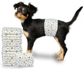 LeapSheep Disposable Dog Diapers Male, Super Absorbent Male Dog Wraps, Puppy Diapers for Doggie Training, Excitable Urination, Incontinence (XSmall, 20ct)