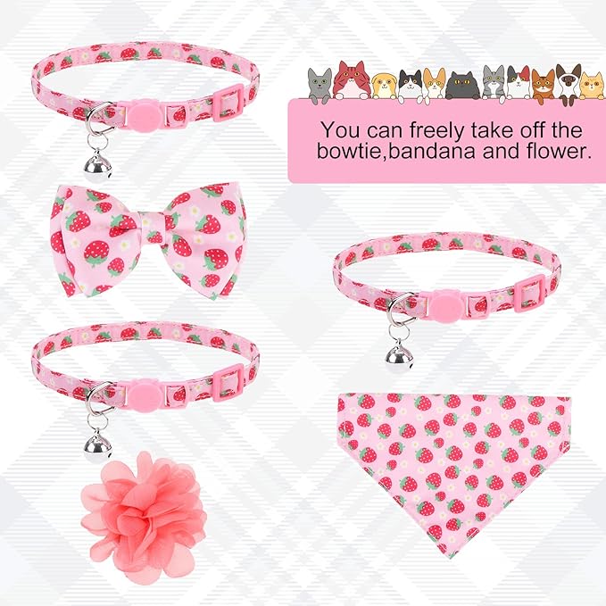Breakaway Cat Collars with Bell & Cute Pendants - Image 5