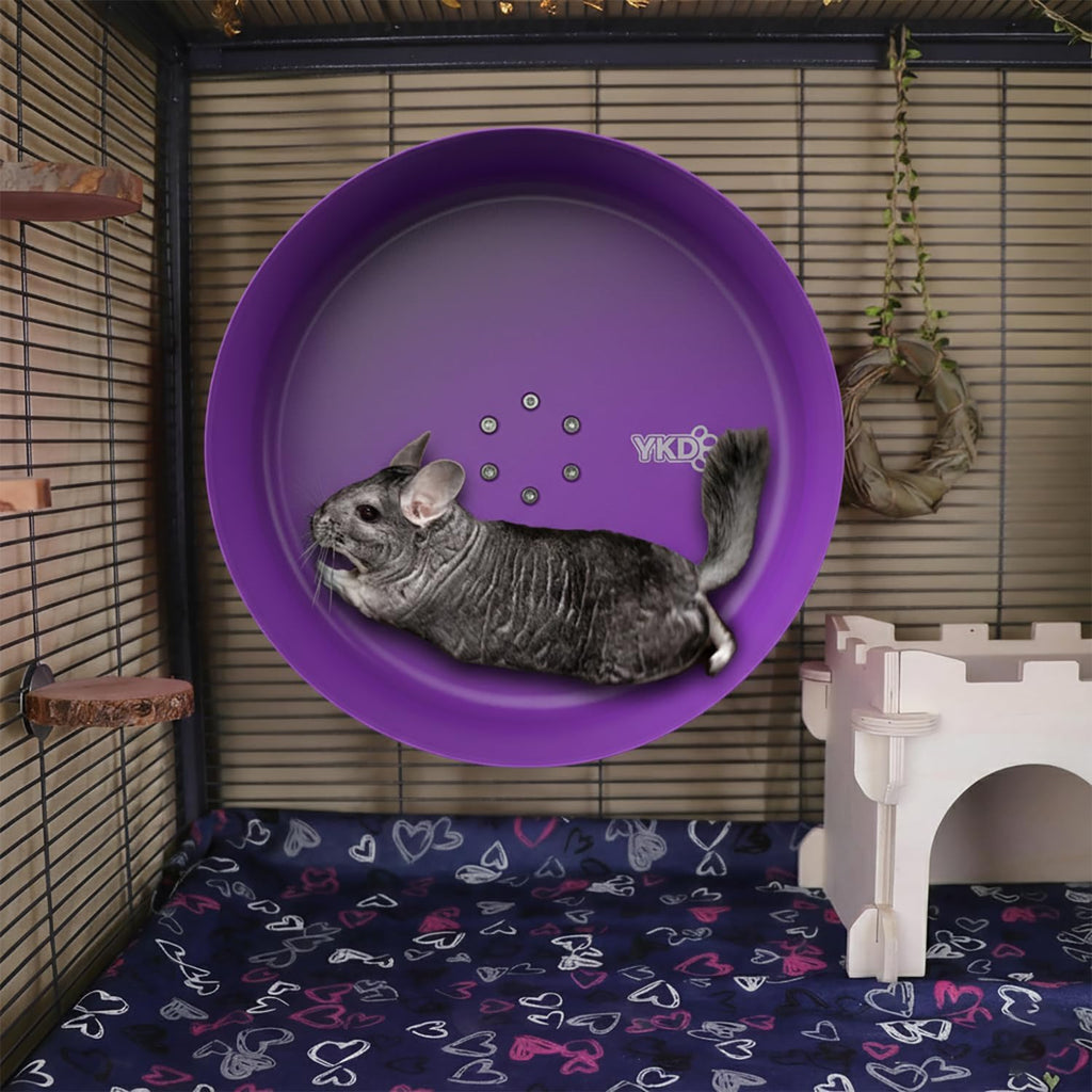 15" Aluminum Alloy Silent Chinchilla Exercise Wheel