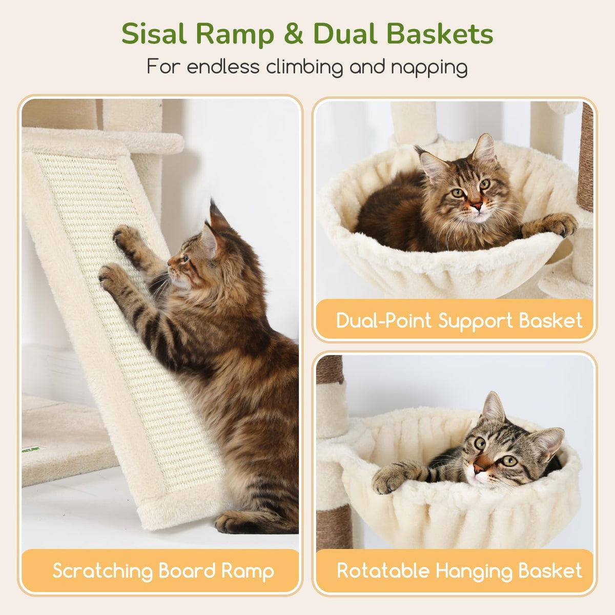 Globlazer 80in Tall Extra Large Heavy Duty Corner Cat Tree Tower, S80C