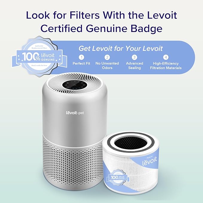 LEVOIT Air Purifier for Pets, Large Rooms, and Bedrooms, HEPA Sleep Mode - Image 6