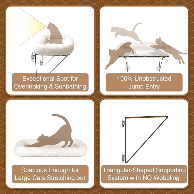 Zakkart Cat Window Perch - Image 5