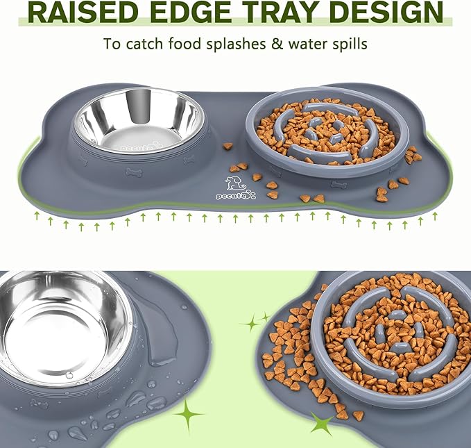 Pecute Slow Feeder Dog Bowls to Slow Down Eating, Dog Bowl Slow Feeder - Image 5