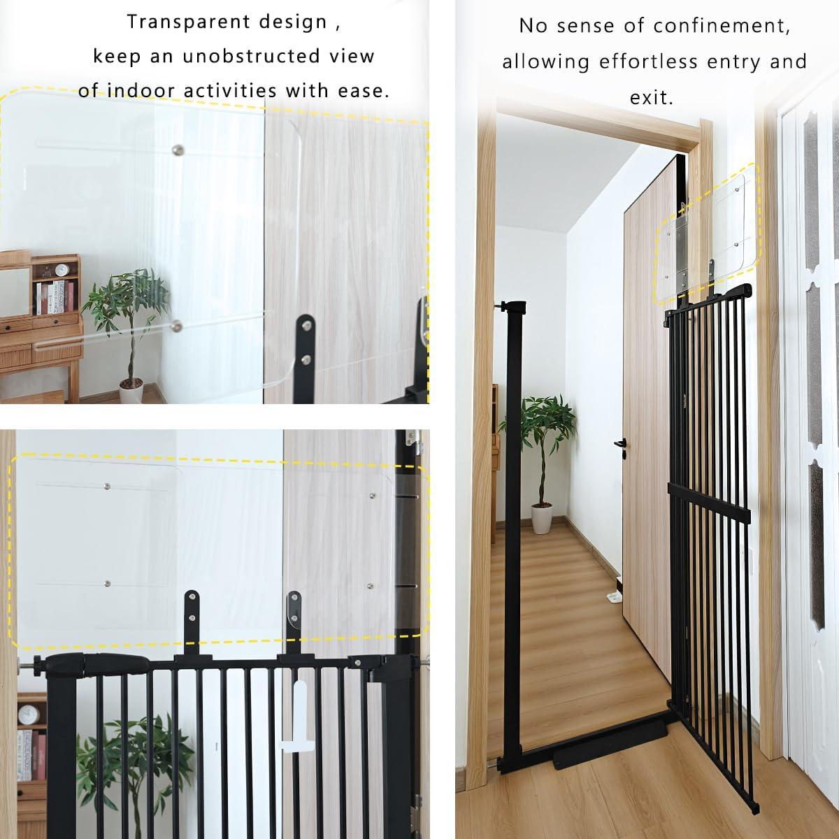 Lumizone Pet Gate Height Extension Kit 13.4" H White