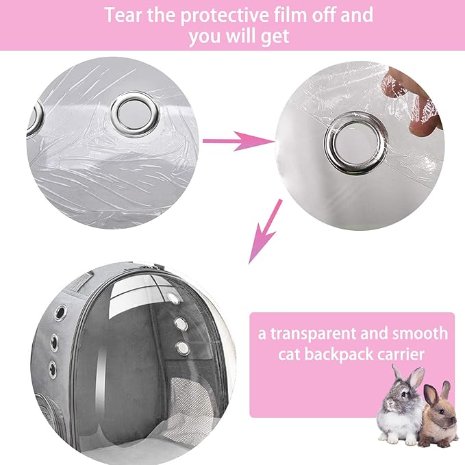 Small Pet Carrier Backpack Rabbit Carrier - Image 7