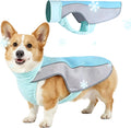 Dog Cooling Vest, Summer Jacket for Small & Medium Dogs (Blue,M)
