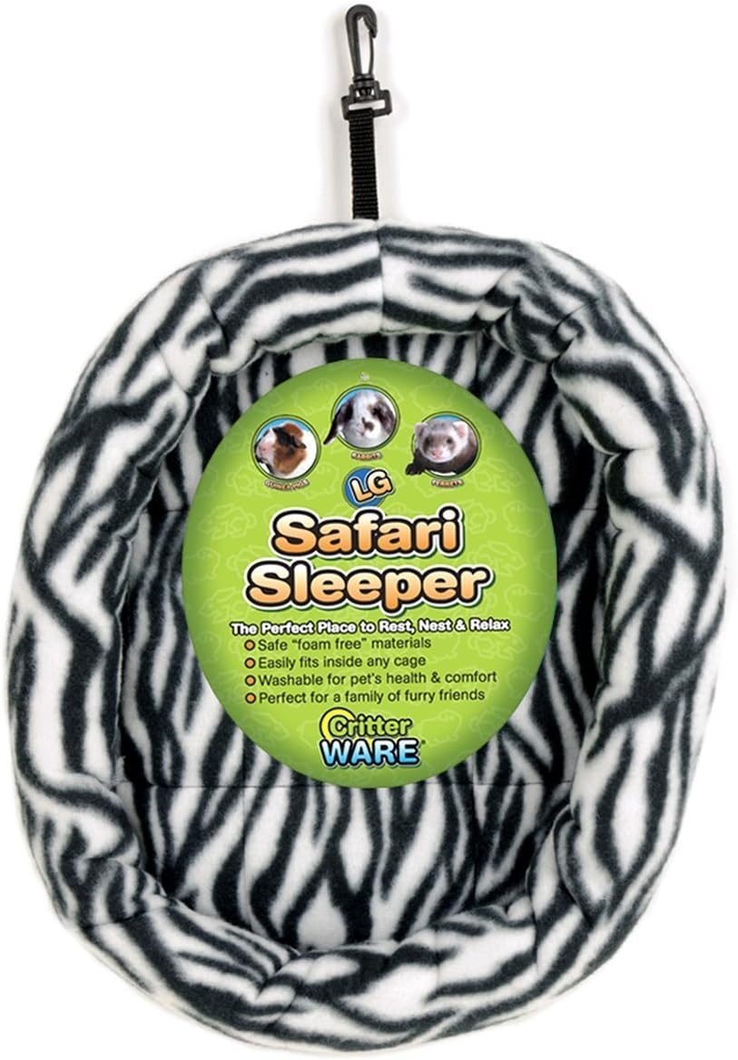 (2 Pack) Ware Manufacturing Fuzz-E-Bed Safari Sleepers, Large, Colors May Vary