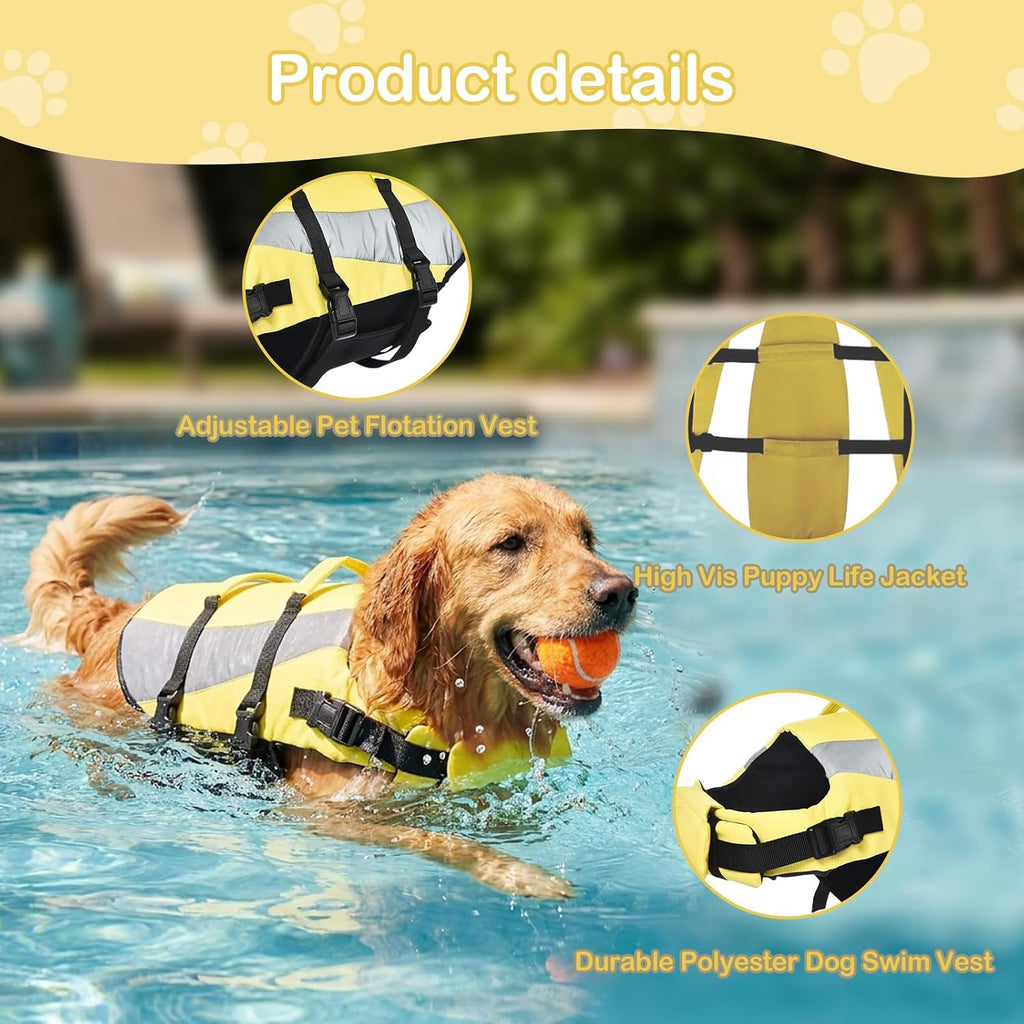 Life Jacket for Small Medium Large Dogs,Dog Life Vest