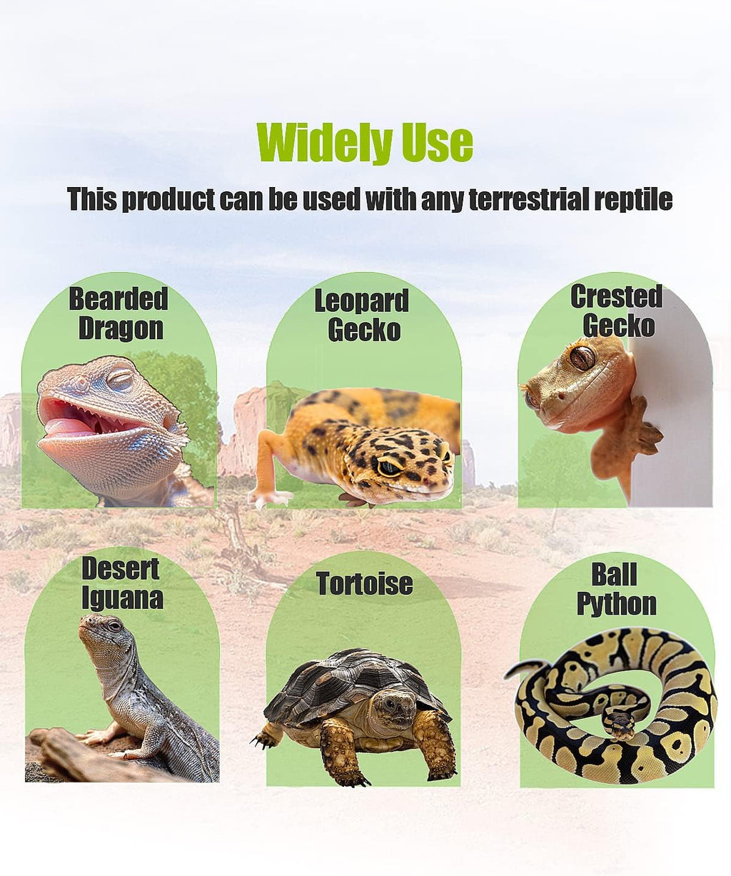Bearded Dragon Tank Accessories, Reptile Substrate Floor for Bearded Dragon Enclosure 4x2x2, Leopard Gecko Tank Liner Mat for 120 Gallon Reptile Tank