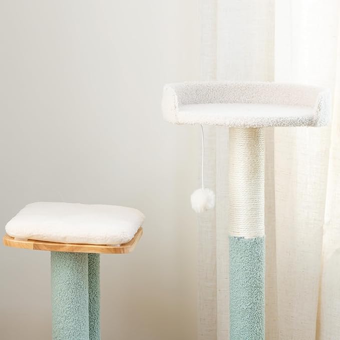 Kitty City Triple Perch Wooden Cat Tower - Image 5