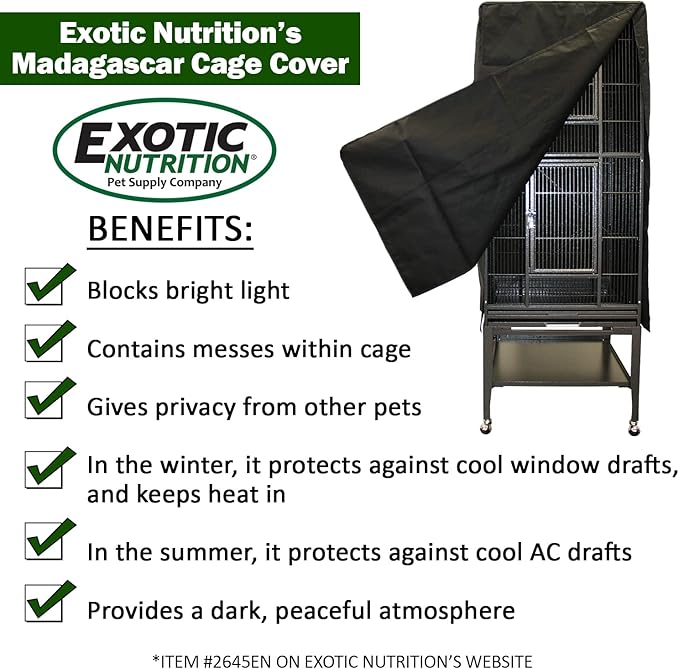 Exotic Nutrition Madagascar Cage Cover - Image 5